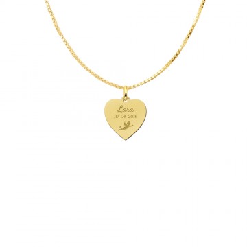 4 gouden communie ketting