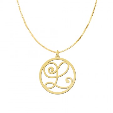 4 gouden letter hanger sierletter