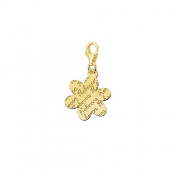 Bedel met naam voor ketting repeat bloem