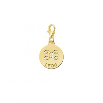 Gouden bedel zodiac tweelingen