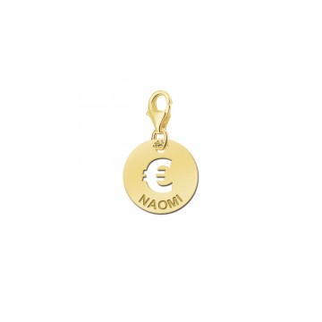 Gouden bedels euroteken