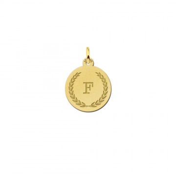 Gouden ketting met letter