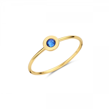 Gouden ring met geboortesteen