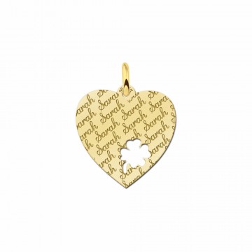 Hart sieraden met naamgravure