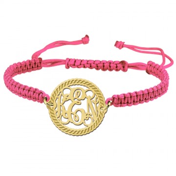 Initialen letter armband