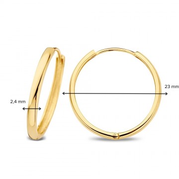 Oorringen geelgoud 27828 nl g