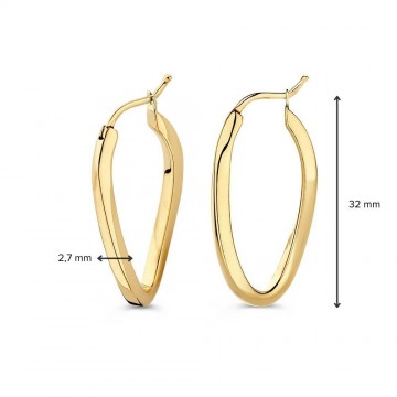 Oorringen geelgoud 32317 nl g