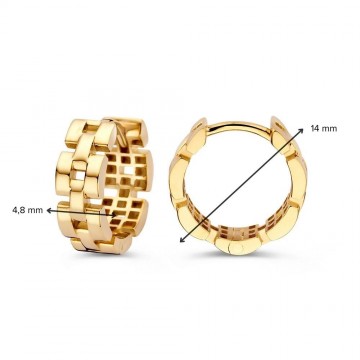 Oorringen geelgoud 32570 nl g