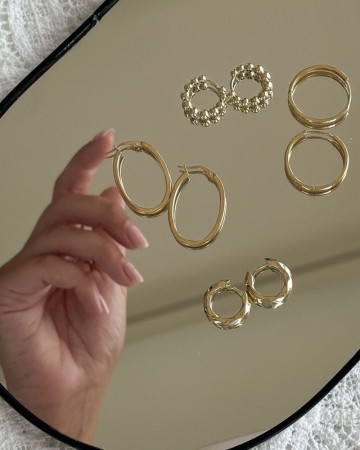 Oorringen geelgoud 32663 nl g