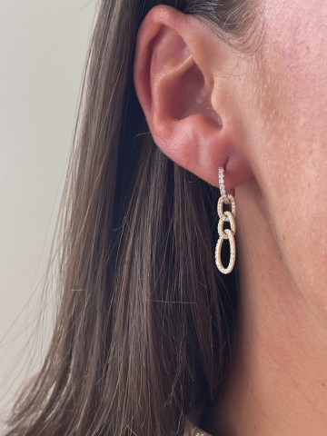 Oorringen geelgoud briljant 0 50 crt 32669 nl g