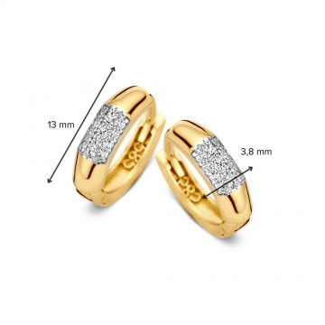 Oorringen geelgoud zirkonia 26878 nl g