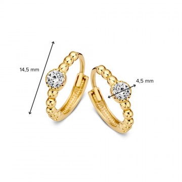 Oorringen geelgoud zirkonia 26894 nl g