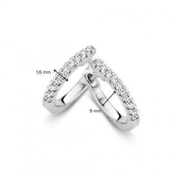 Oorringen witgoud briljant 0 13 crt 31115 nl g