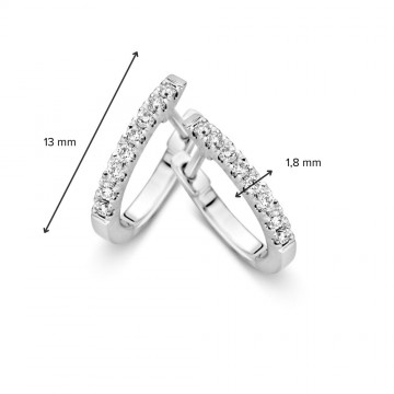 Oorringen witgoud briljant 0 21 crt 27023 nl g