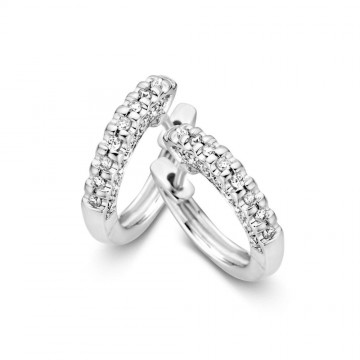 Oorringen witgoud briljant 0 30 crt 14970 nl g