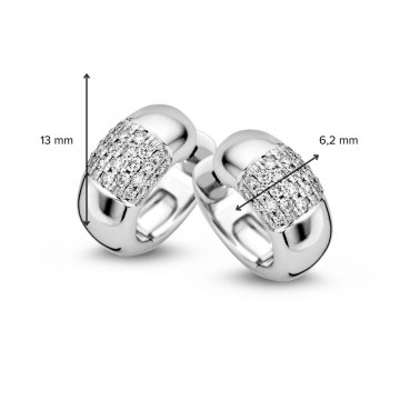 Oorringen witgoud briljant 0 32 crt 27027 nl g