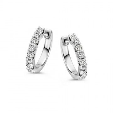 Oorringen witgoud briljant 0 42 crt 32926 nl g