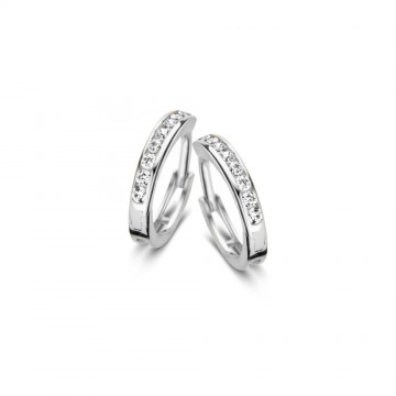 Oorringen witgoud zirkonia 19177 nl g