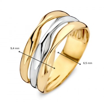 Ring bicolor 31460 nl g