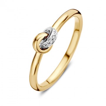 Ring bicolor briljant 0 04 crt 21950 nl g