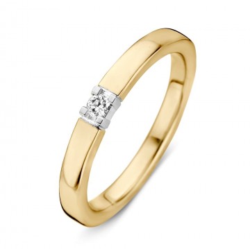 Ring bicolor briljant 0 05 crt 14898 nl g