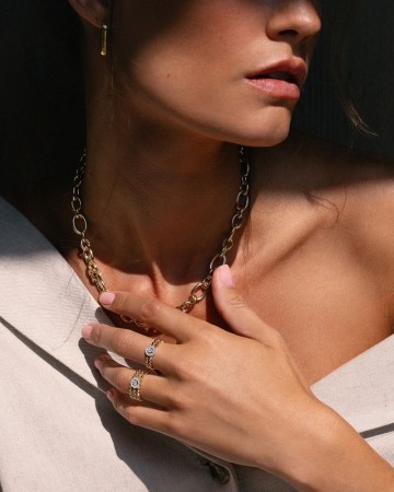 Ring bicolor briljant 0 19 crt 25774 nl g