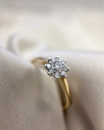 Ring bicolor briljant 0 21 crt 31999 nl g