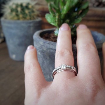 Ring bicolor briljant 0 25 crt 20892 nl g