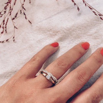 Ring bicolor briljant 0 26 crt 22530 nl g