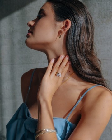 Ring bicolor briljant 0 29 crt 32857 nl g