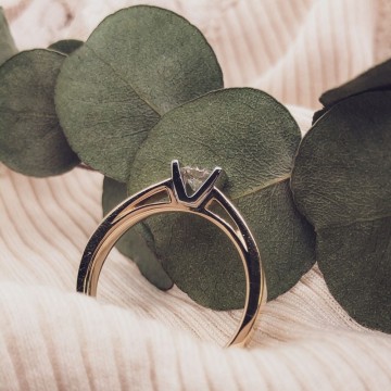 Ring bicolor briljant 0 30 crt 22084 nl g