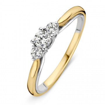Ring bicolor briljant 0 31 crt 21553 nl g