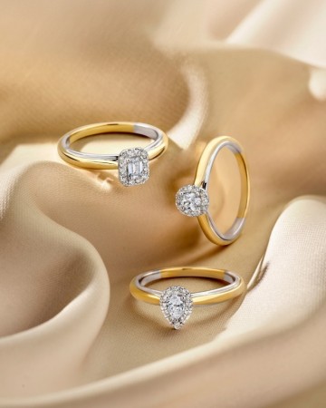 Ring bicolor briljant 0 33 crt 32860 nl g