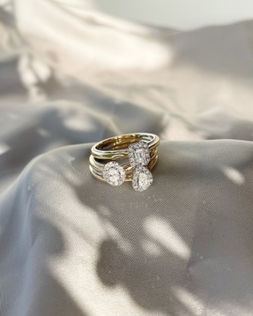 Ring bicolor briljant 0 33 crt 32868 nl g