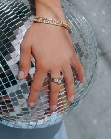 Ring bicolor briljant 0 33 crt 32873 nl g