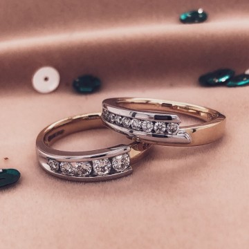 Ring bicolor briljant 0 41 crt 21773 nl g