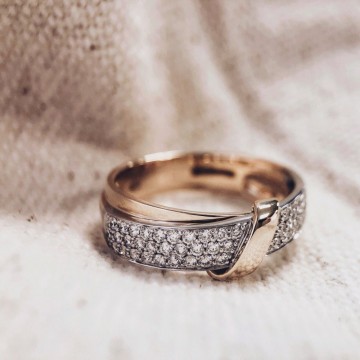 Ring bicolor briljant 0 49 crt 20802 nl g