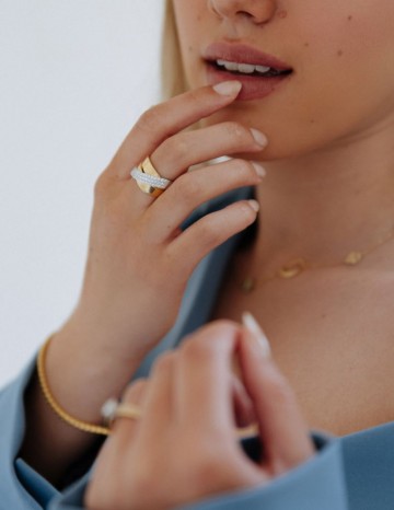 Ring bicolor briljant 0 56 crt 23678 nl g