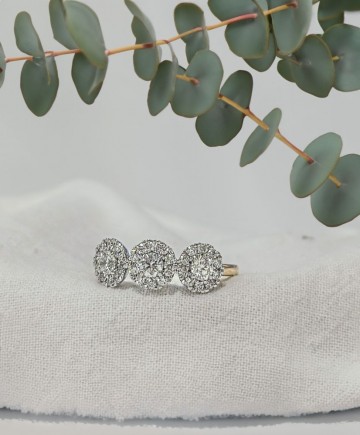 Ring bicolor briljant 0 81 crt 30920 nl g