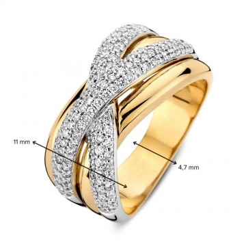 Ring bicolor briljant 0 89 crt 32767 nl g