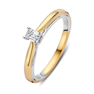 Ring bicolor diamant 0 22 crt 32506 nl g