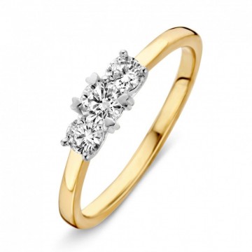 Ring bicolor zirkonia 17828 nl g