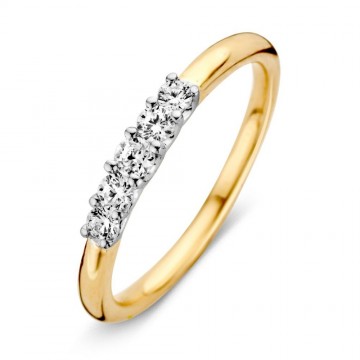 Ring bicolor zirkonia 18712 nl g