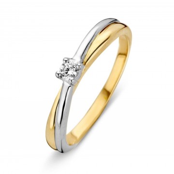 Ring bicolor zirkonia 18759 nl g