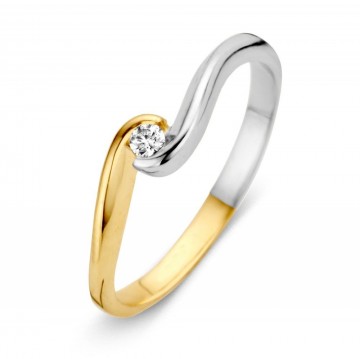 Ring bicolor zirkonia 19026 nl g