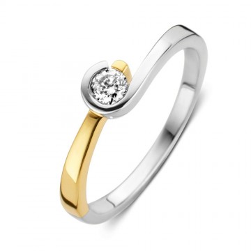 Ring bicolor zirkonia 19447 nl g