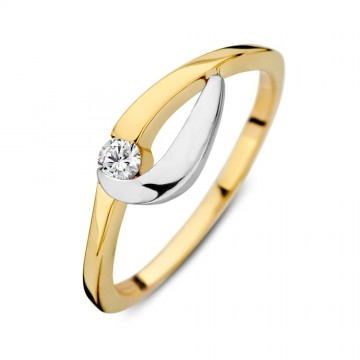 Ring bicolor zirkonia 31794 nl g