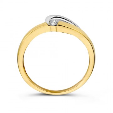 Ring bicolor zirkonia 31795 nl g