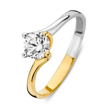Ring bicolor zirkonia 31805 nl g