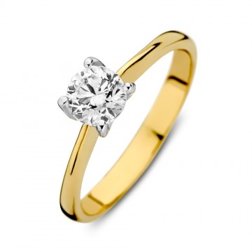 Ring bicolor zirkonia 31807 nl g